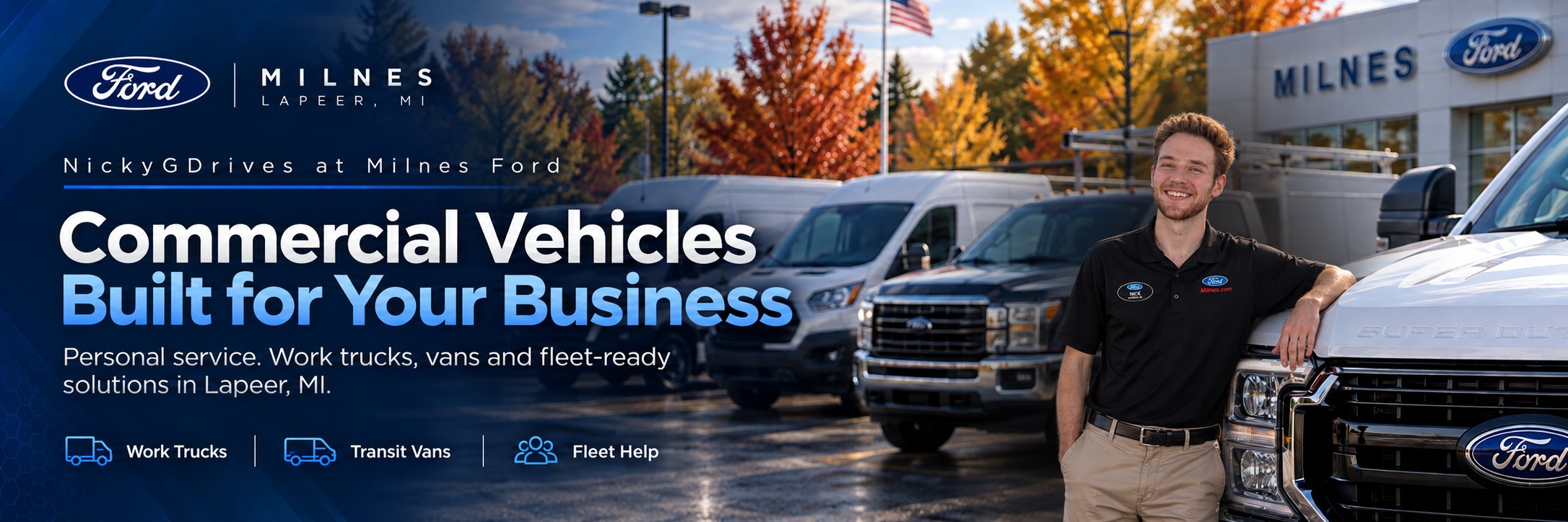 Ford commercial trucks and vans