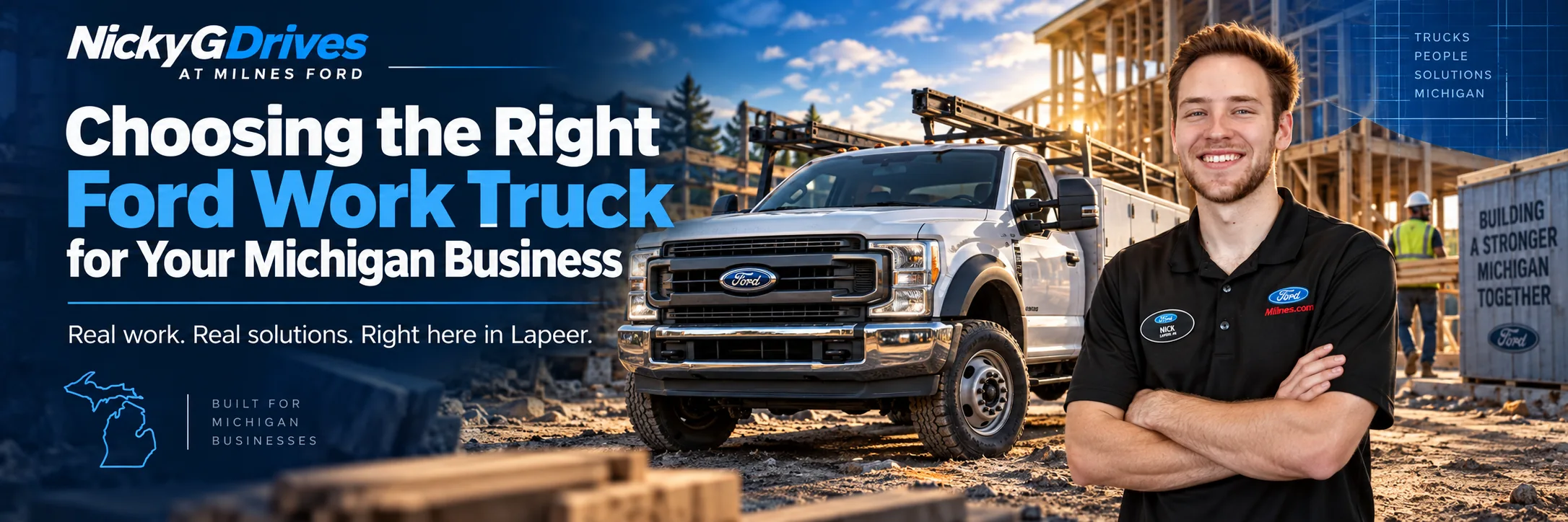 Choosing the Right Ford Work Truck for Your Michigan Business