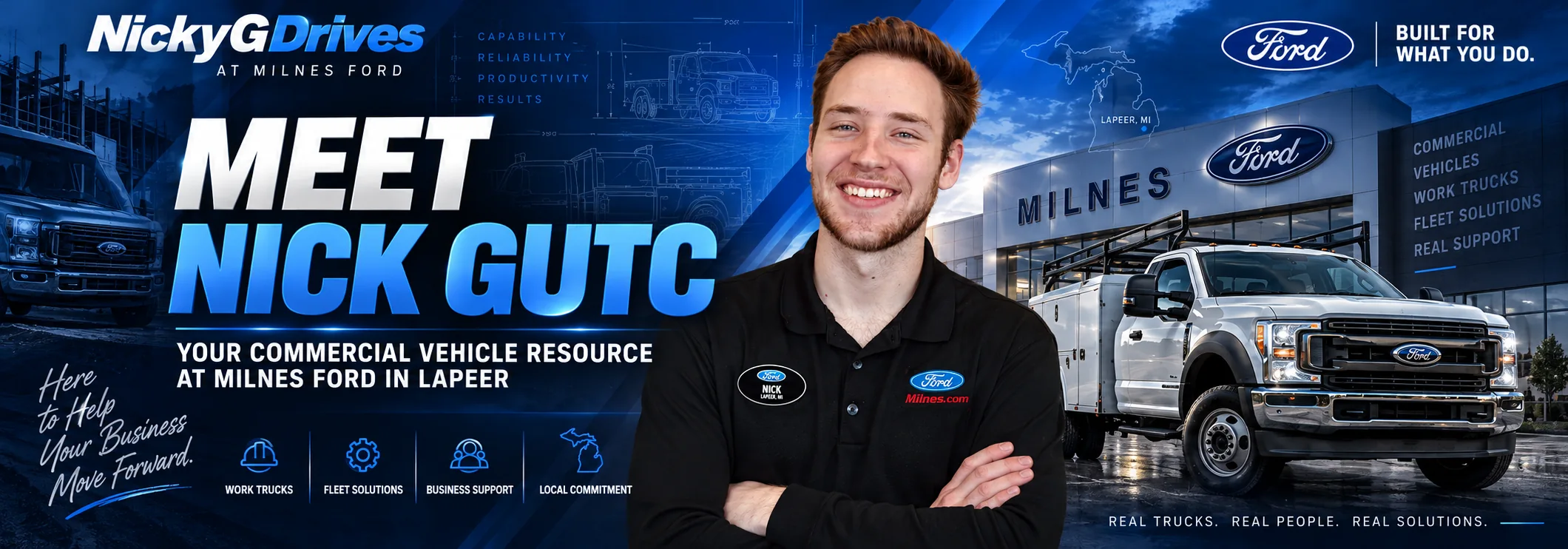 Meet Nick Gutc at Milnes Ford in Lapeer